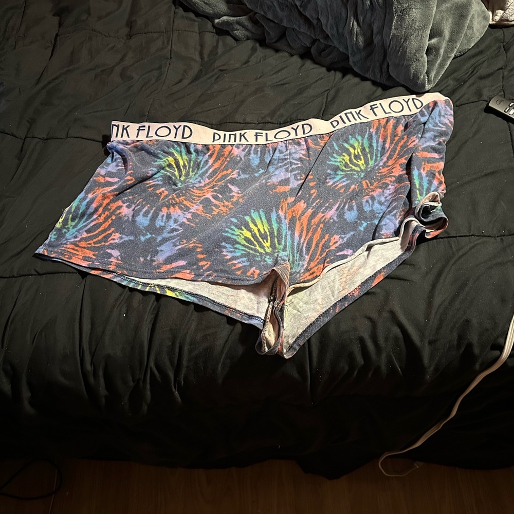 Pink Floyd Blue and Red Shorts